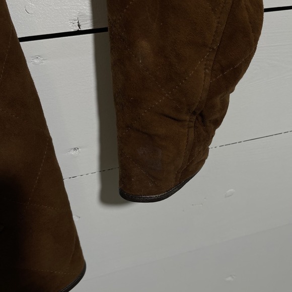 Peter Millar Suede Quilted Leather Jacket Men's XL Brown - Picture 7 of 10